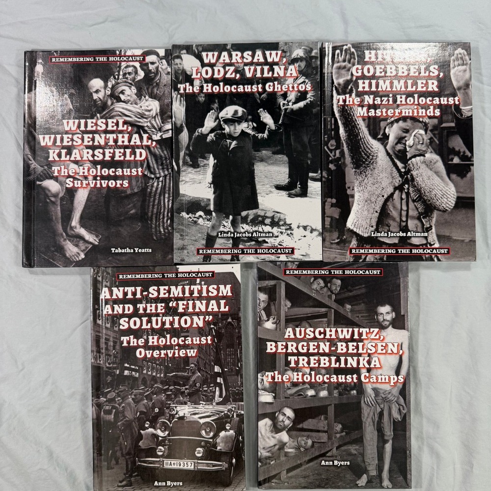 Remembering the Holocaust 5 Book Set Hardcover Enslow Publishers WWII History